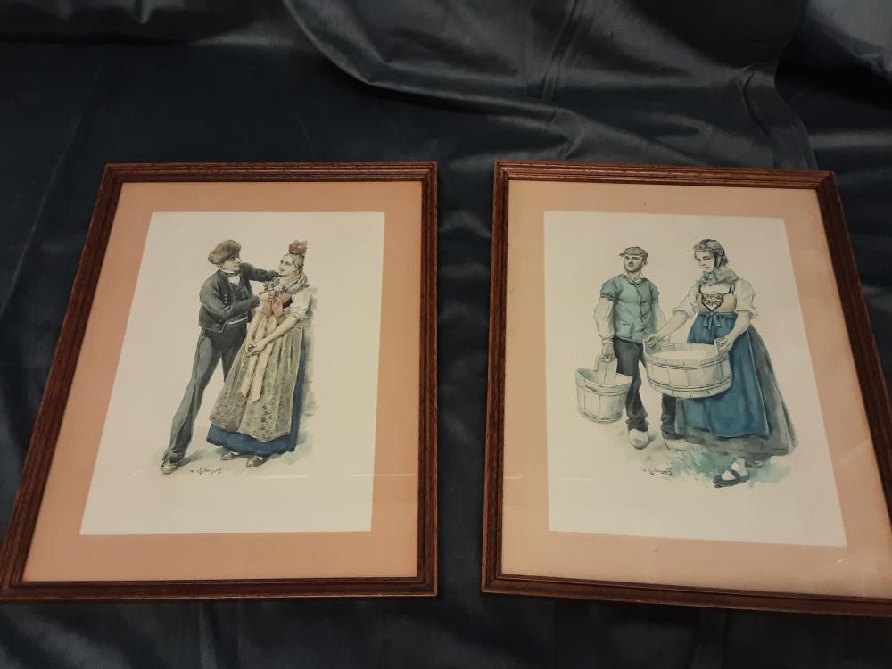 TABLEAU CADRE BOIS IMAGE COUPLE 