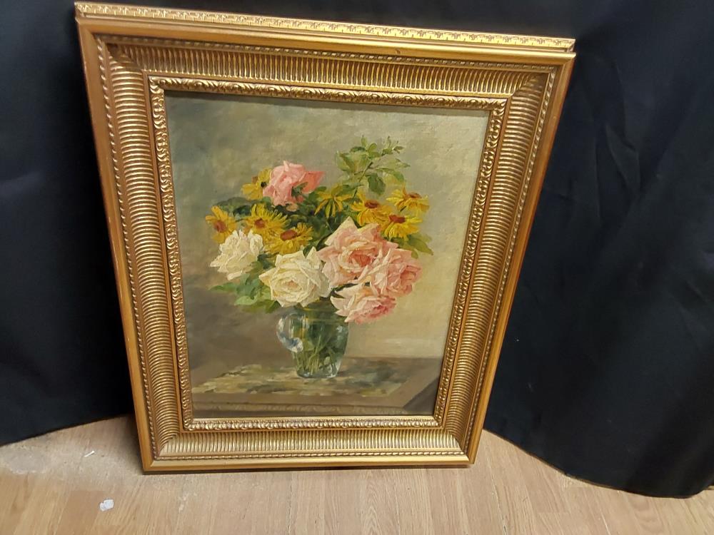 TABLEAU BOUQUET - SIGNE P.GARNIER 