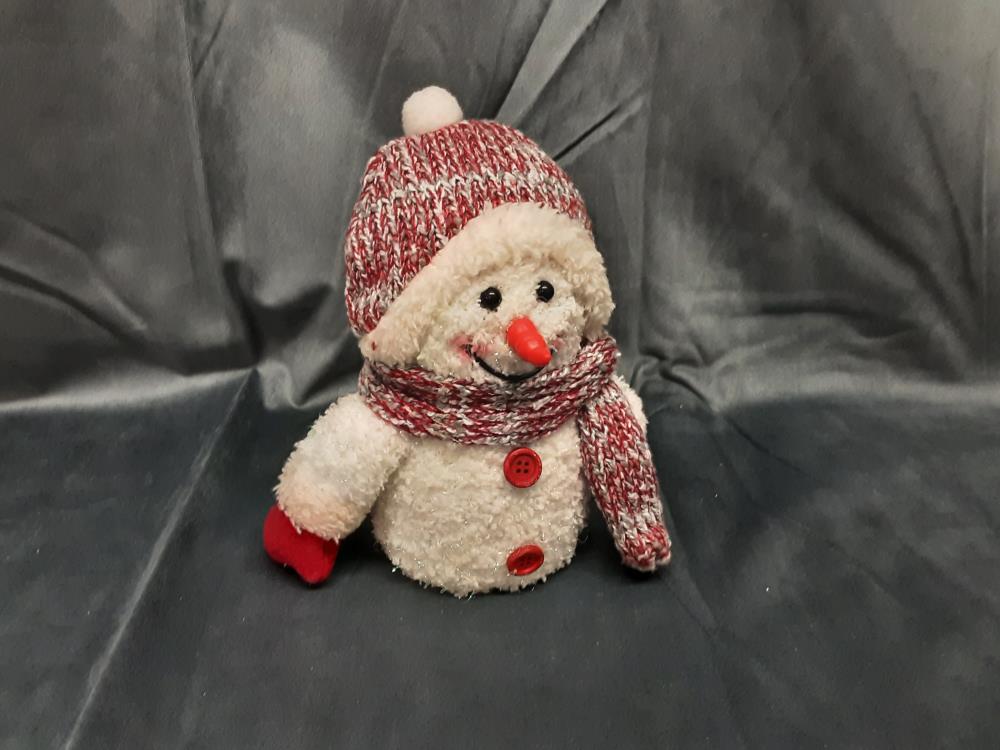 BONHOMME DE NEIGE LUMINEUX PM TEST OK MANQUE SOCLE DE MAINTIEN DE S PILES