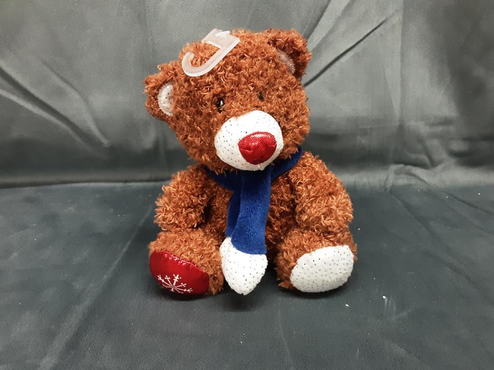 OURSON BRUN DECOR NOEL PELUCHE