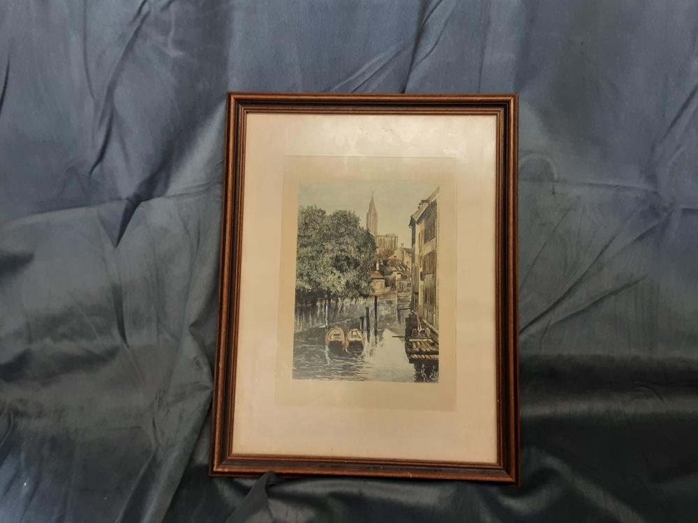 TABLEAU CANAL DE STRASBOURG 