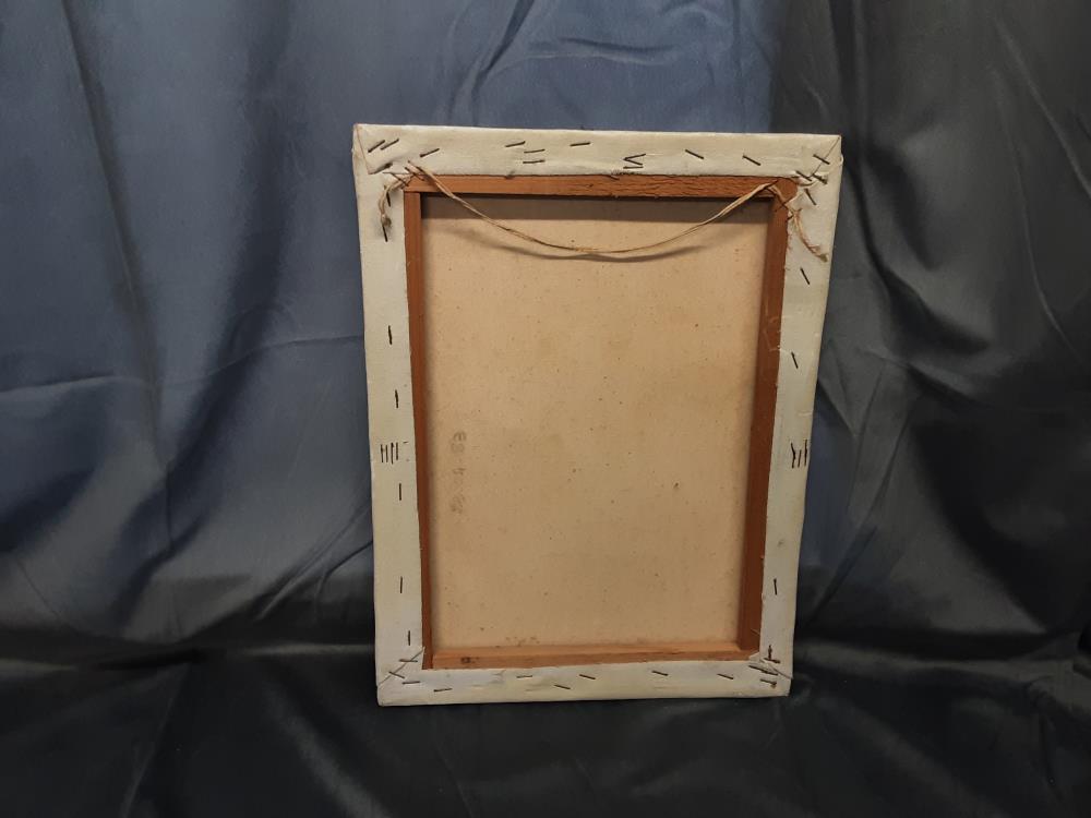 TABLEAU MARINE SANS CADRE SIGNE W.ZELLER 