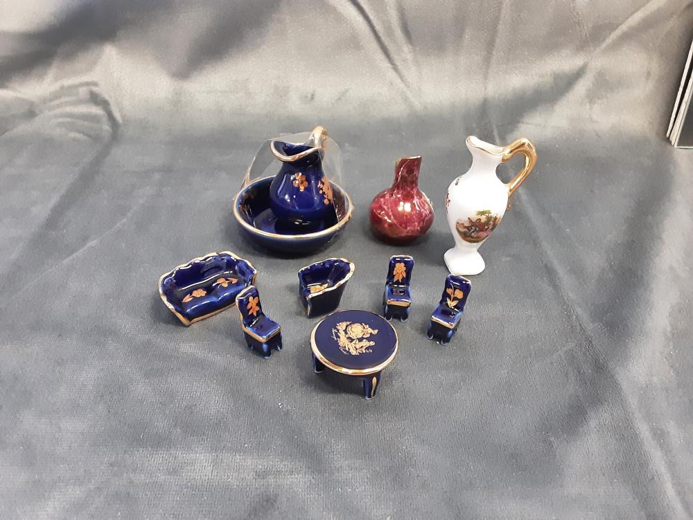 LOT DE MINIATURES PORCELAINES