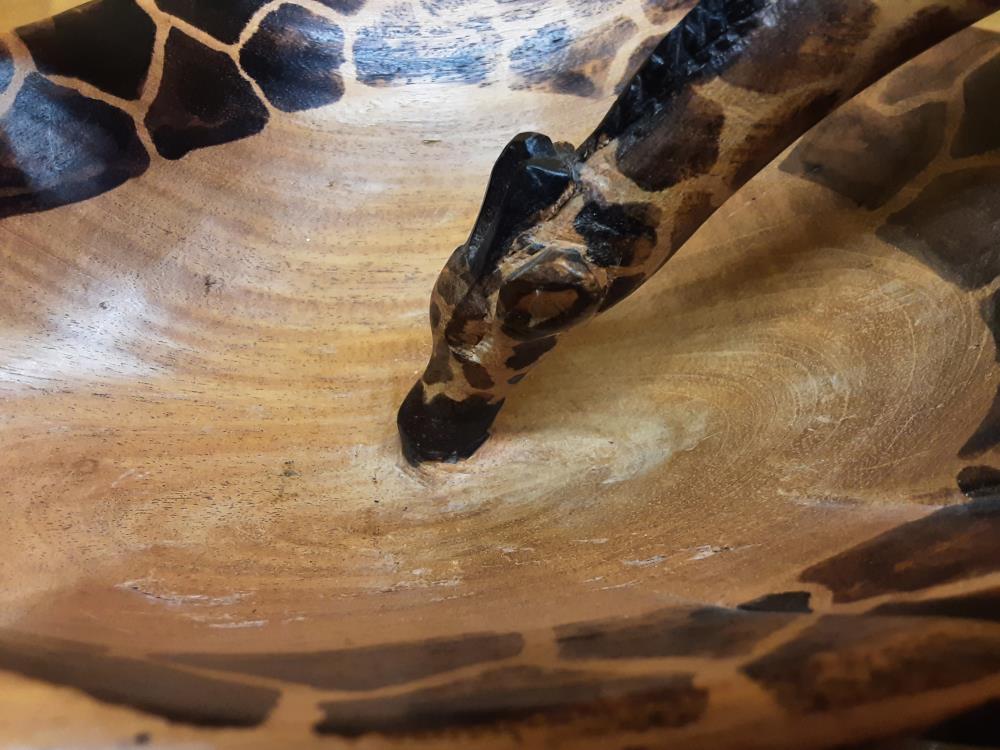 COUPE AFRICAINE DECOR GIRAFE