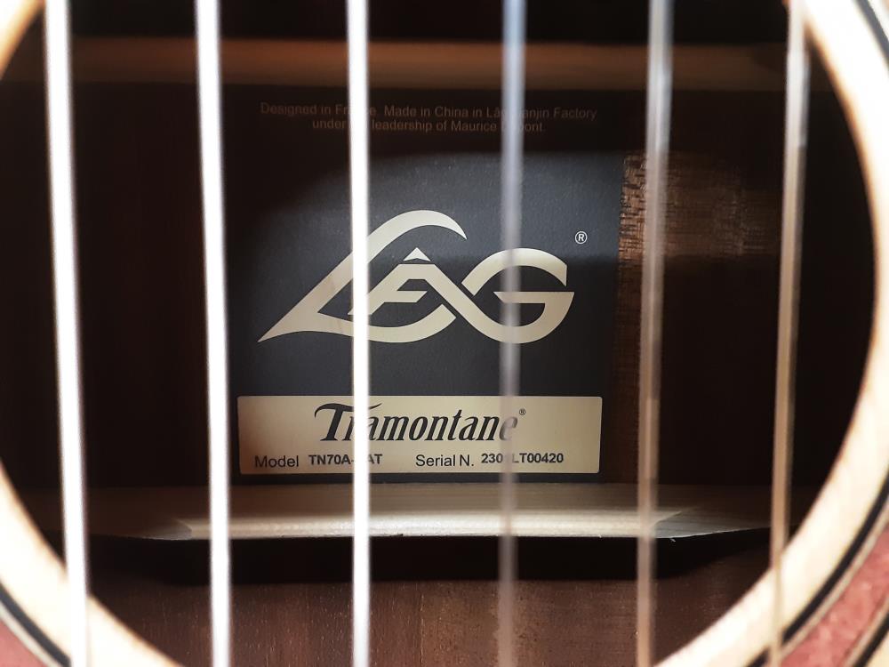 GUITARE NEUVE TRAMONTANE TN70A-NAT