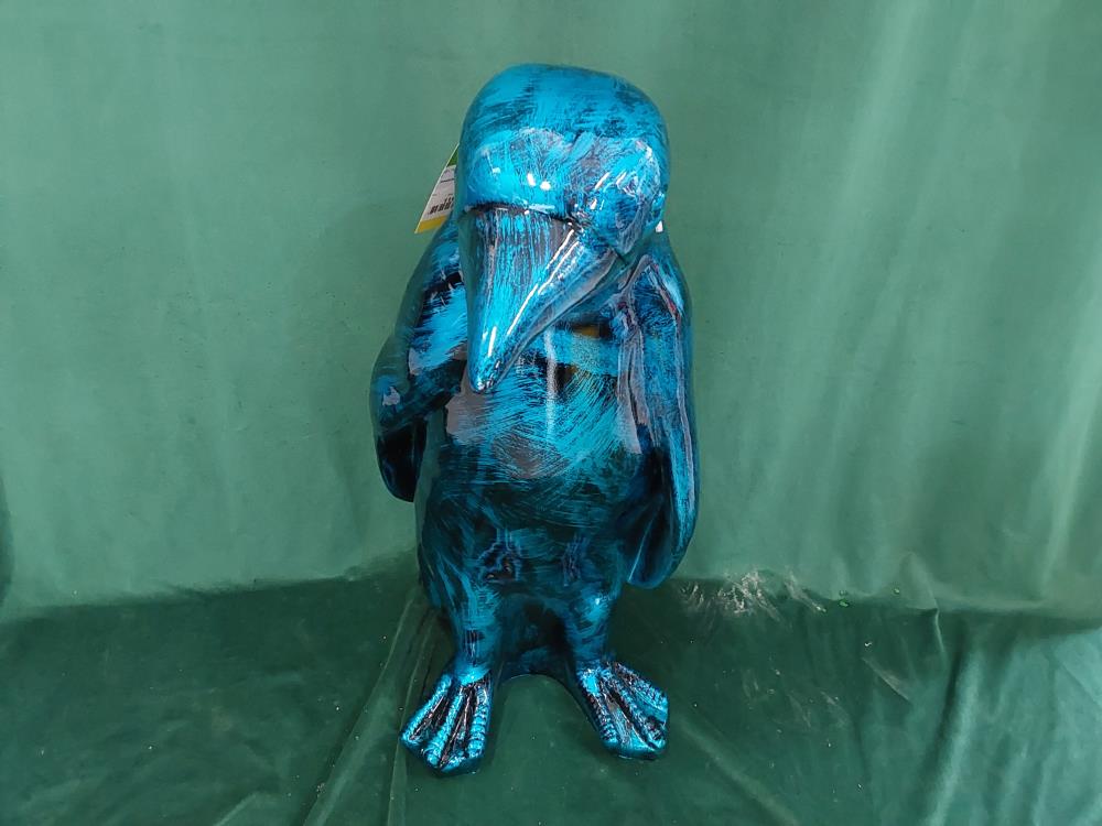 PINGOUIN 70CM VERT METAL