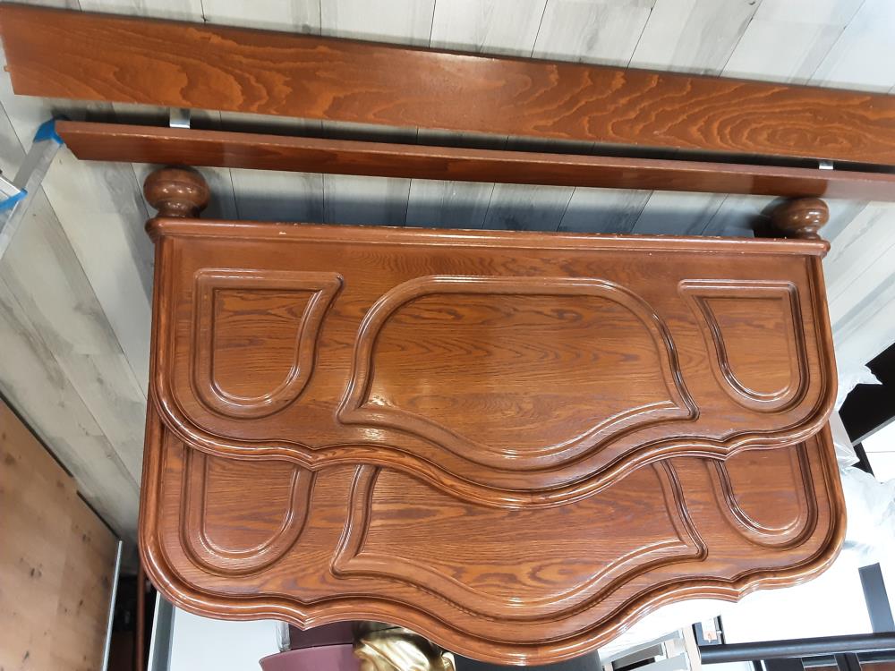 LIT 140X190 EN CHENE SANS SOMMIER