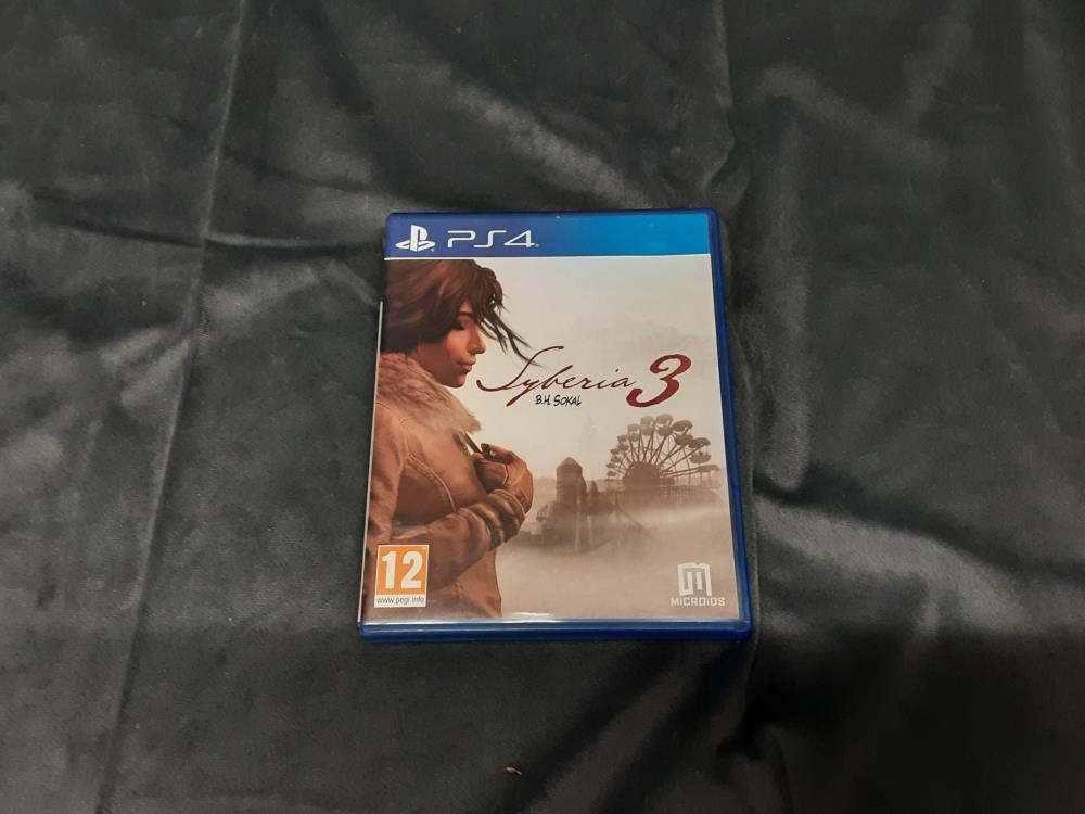 JEU PS4 SYBERIA 3