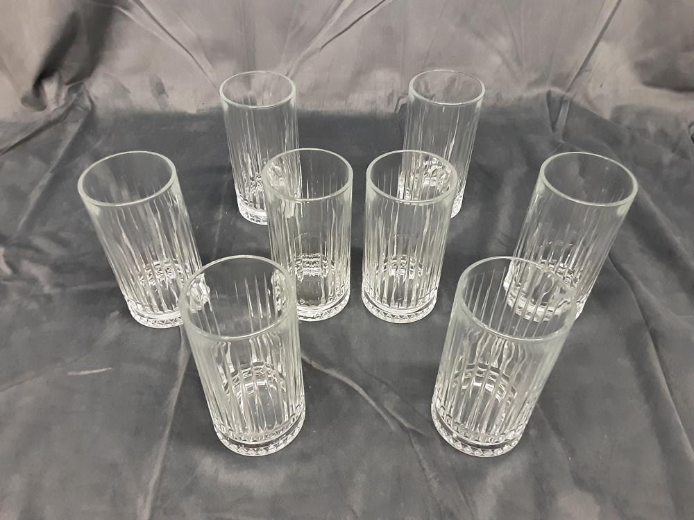 LOT DE 8 VERRES À COCKTAILS 35CL