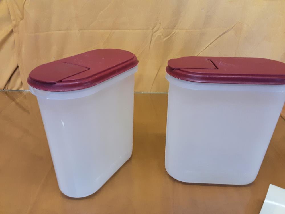 BOITE A FARINE COUVERCLE ROUGE 