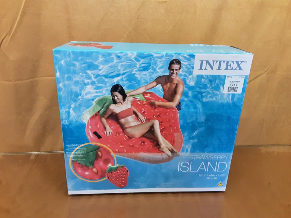 FAUTEUIL FRAISE GONFLABLE 