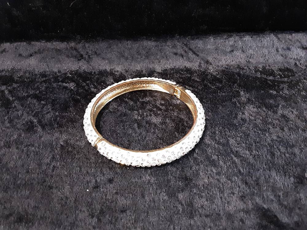 BRACELET FANTAISIE A STRASS DORES