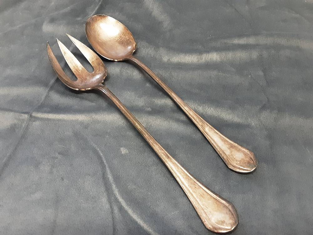 SERVICE COUVERTS À SALADE M.A CHRISTOFLE 