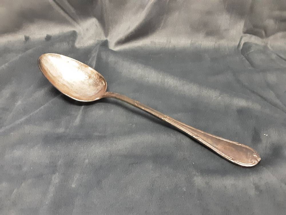 CUILLÈRE À SAUCE EN M.A CHRISTOFLE MODEL RUBAN 