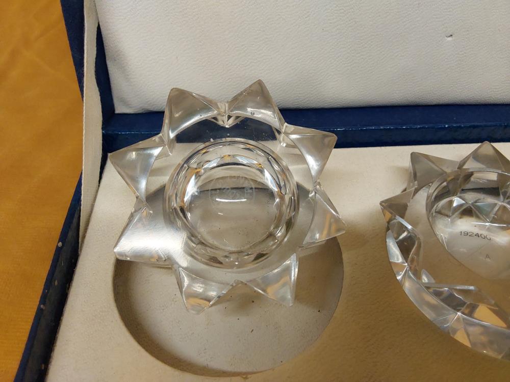 COFFRET SEL ET POIVRE CRISTAL DE ST LOUIS