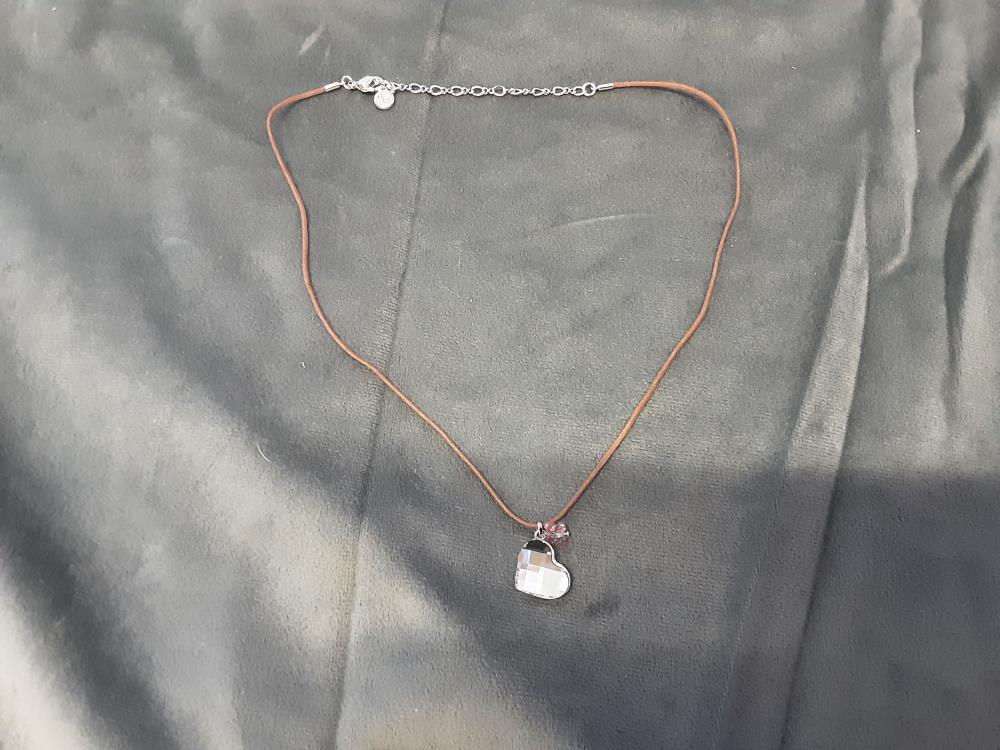 COLLIER COEUR CRISTAL SWAROVSKI