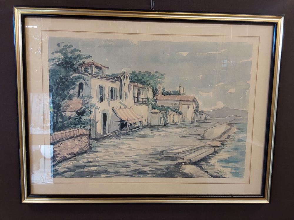 TABLEAU REPRODUCTION VILLAGE 