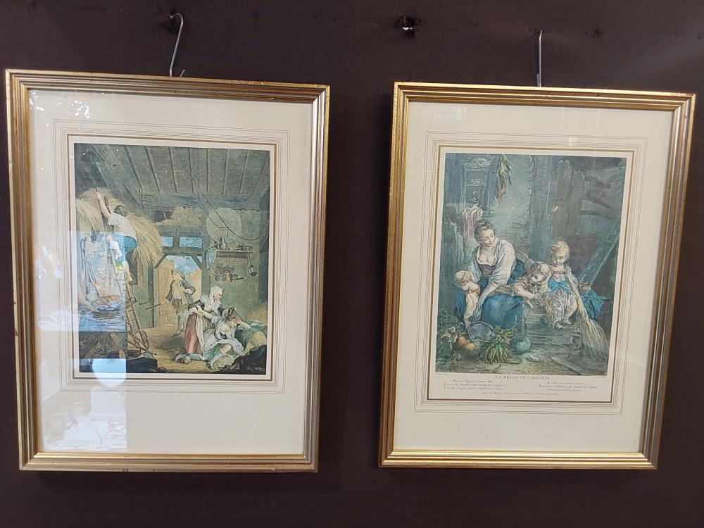 TABLEAU COULEURS SCENE DE VIE 