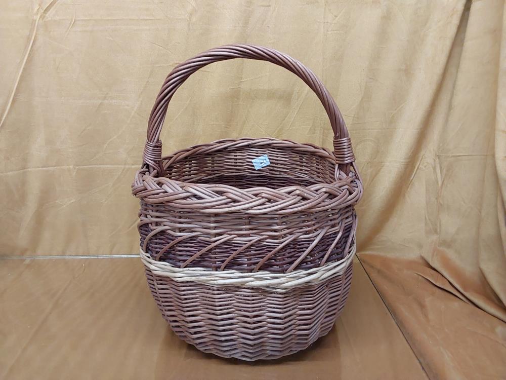 PANIER EN OSIER TGM ROND AVAC ANSE