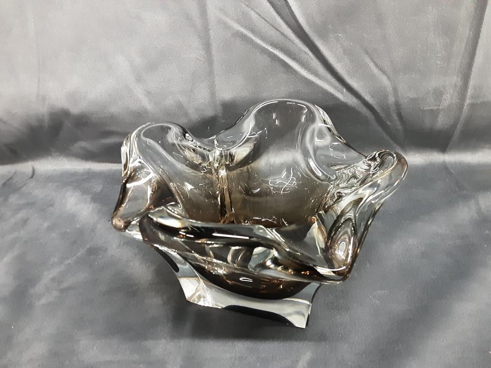 VIDE POCHE EN CRISTAL FUMÉ