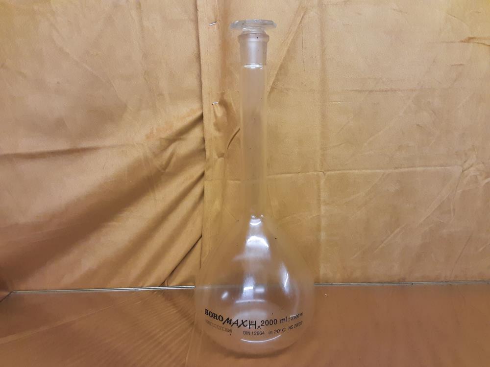 FIOLE DE CHIMIE MM AVEC BOUCHON 