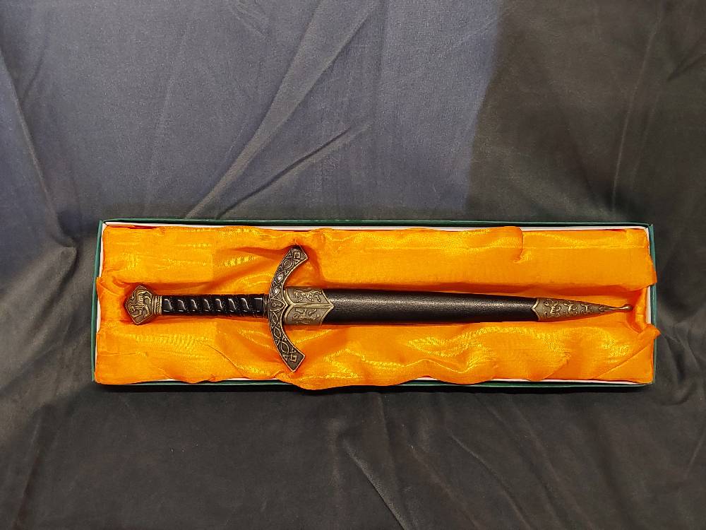 EPEE DECO MEDIEVALE "LION" 34CM (6F-011)