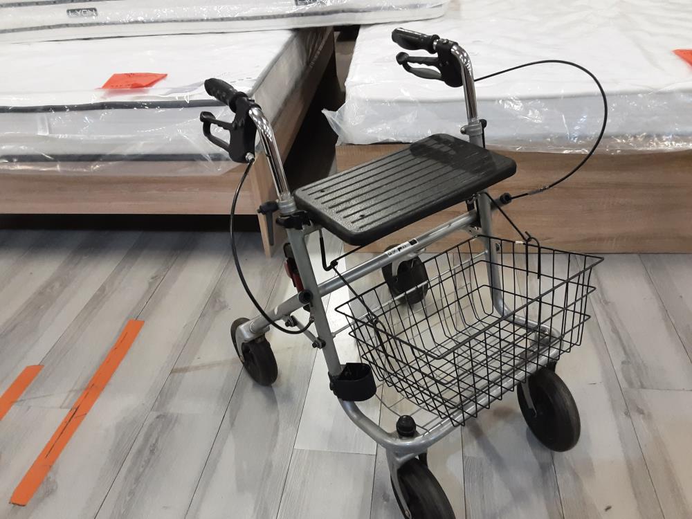 DEAMBULATEUR AVEC PANIER THUASNE GRIS