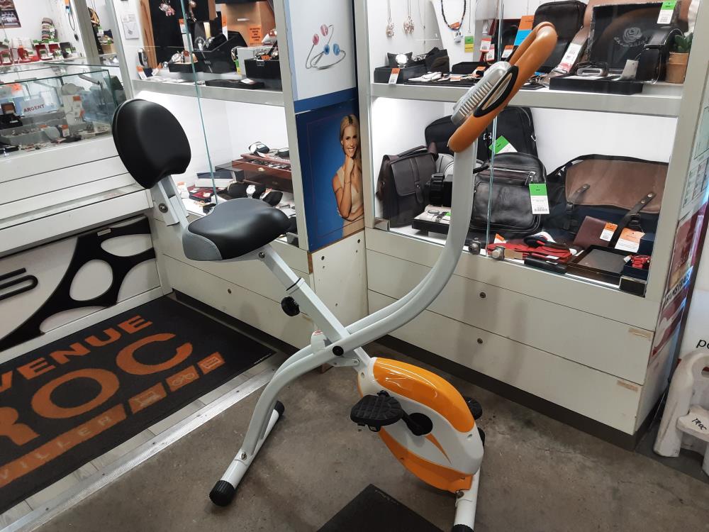 VELO D 'APPARTEMENT  ULTRASPORT JAUNE ET GRIS