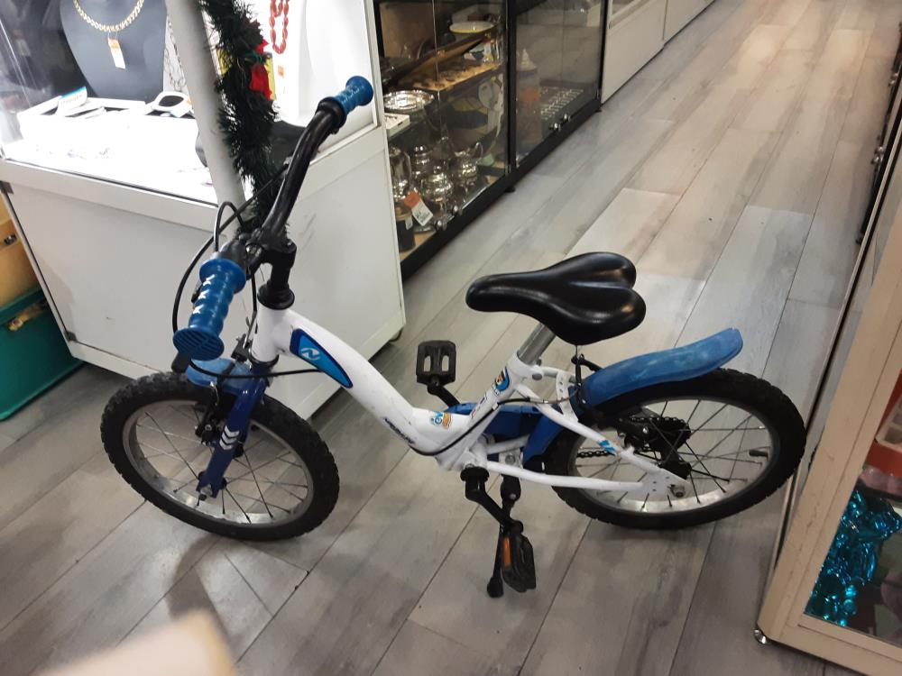 VELO ENFANT BLEU ET BLANC NAKAMURA