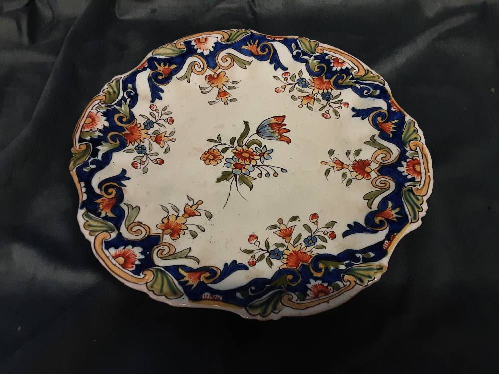 ASSIETTE DECOR MURALE ROUEN DIAMETRE 23CM