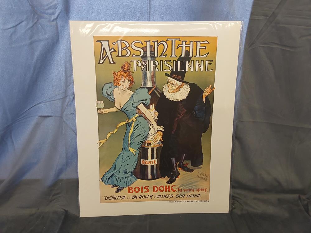 AFFICHE ABSINTHE PARISIENNE (40X50)