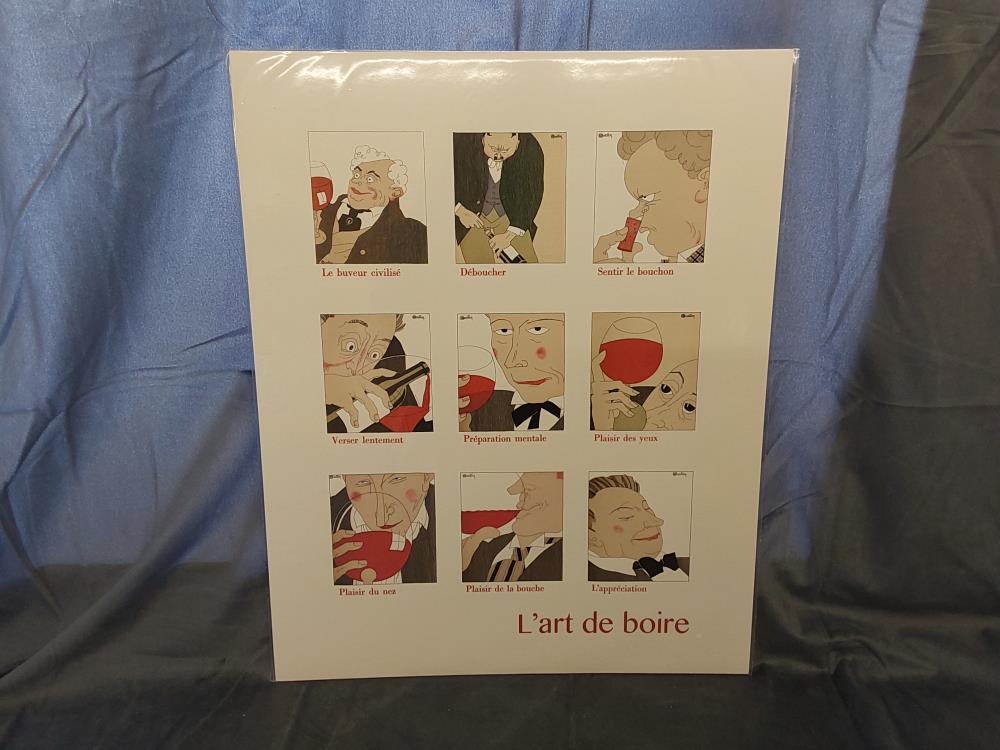 AFFICHE ART DE BOIRE (40X50)