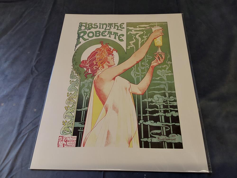 AFFICHE ROBETTE ABSINTHE (40X50)