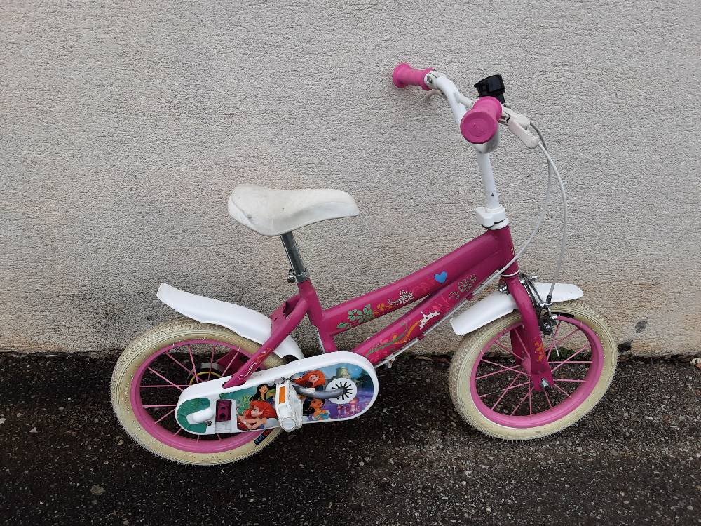 VELO ENFANT DISNEY ROSE