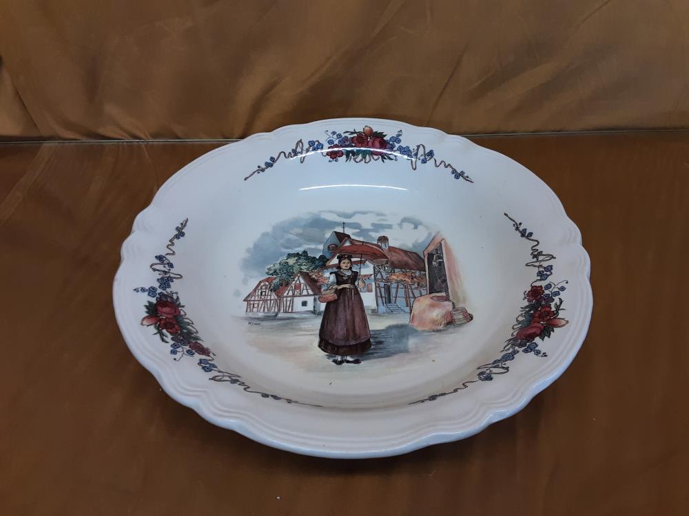 PLAT ROND CREUX OBERNAI SARREGUEMINES