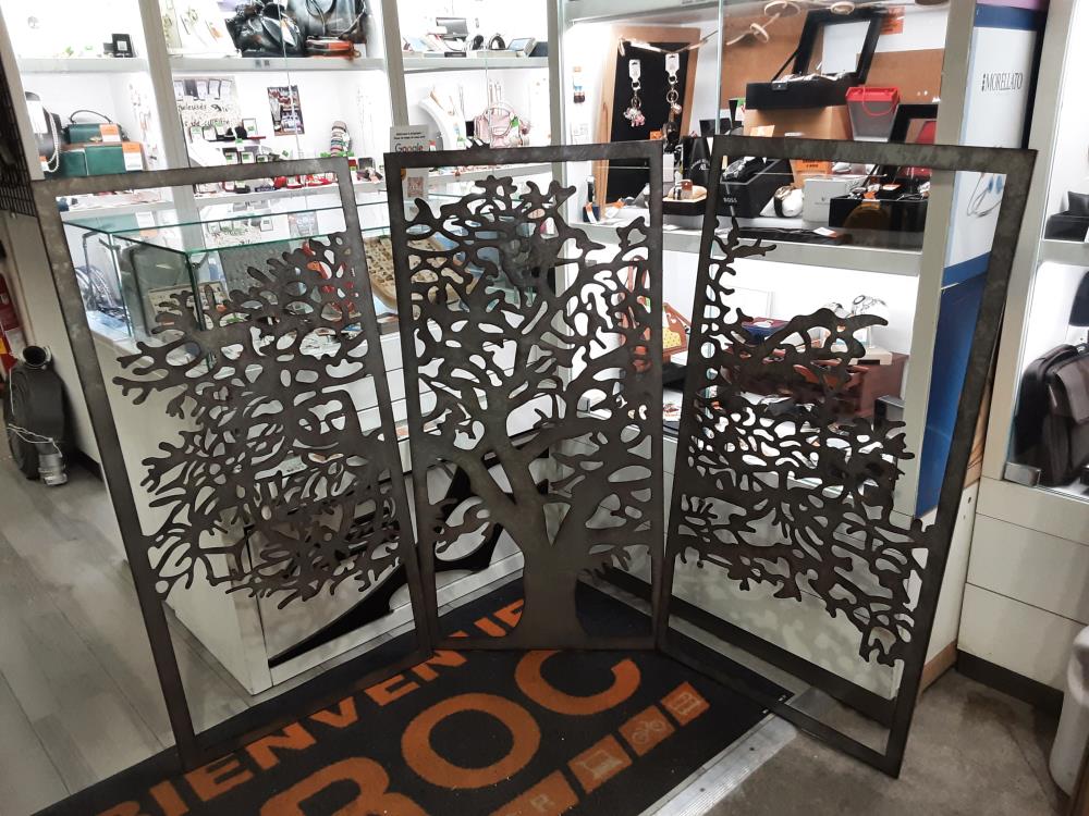 TRIPTYQUE ARBRE DE VIE LONG.180CM H:120CM (TZ-71)