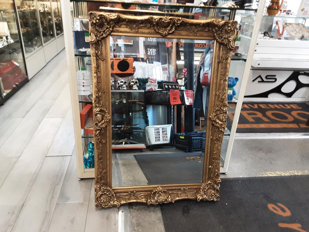 MIROIR CADRE DORÉ 60X90CM (GM-805)