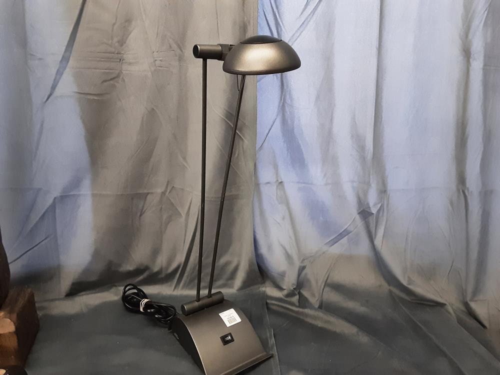 LAMPE DE BUREAU GRISE