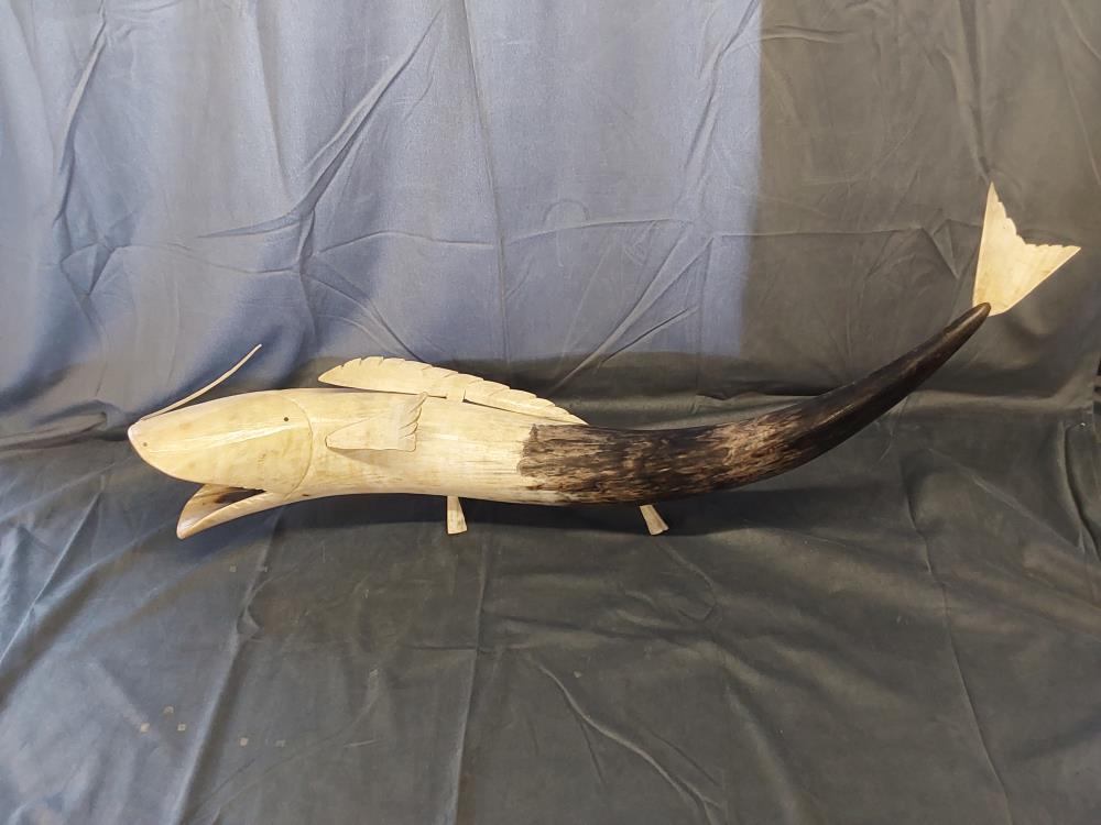 POISSON EN CORNE TGM LONG 80CM