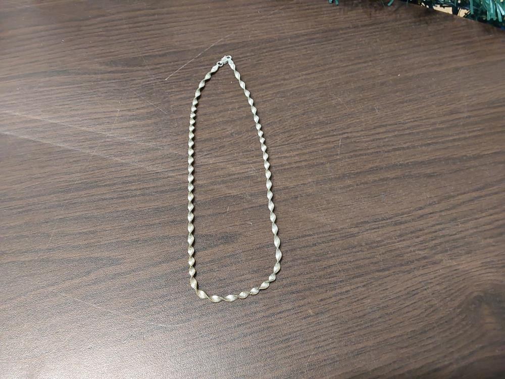 COLLIER ARGENT TORSADÉ
