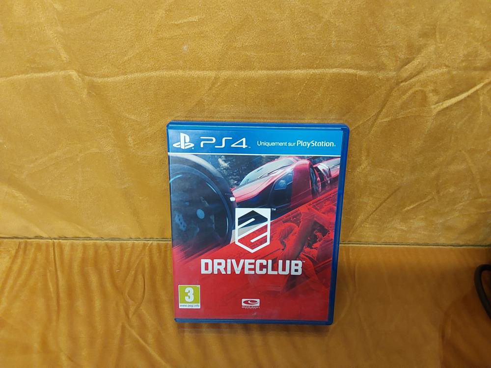 JEU DE PS4 " DRIVECLUB"