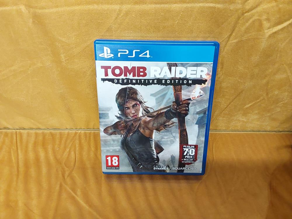 JEU DE PS4 TOMB RAIDER DEFINITIVE EDITION 