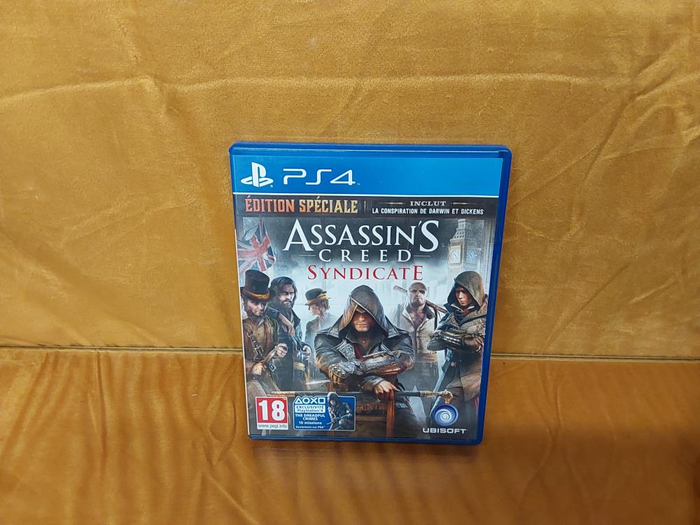 JEU DE PS4 EDITION SPÉCIALE "ASSASSIN'S CREED SYNDICATE"