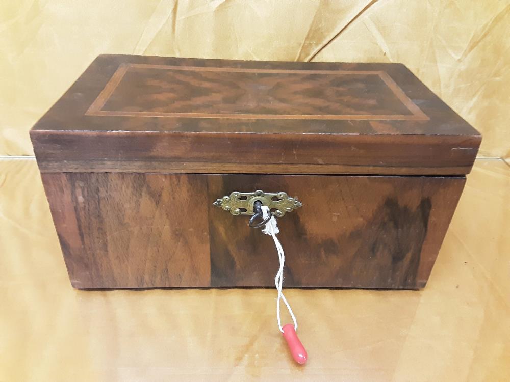 BOITE A BIJOUX MARQUETÉE