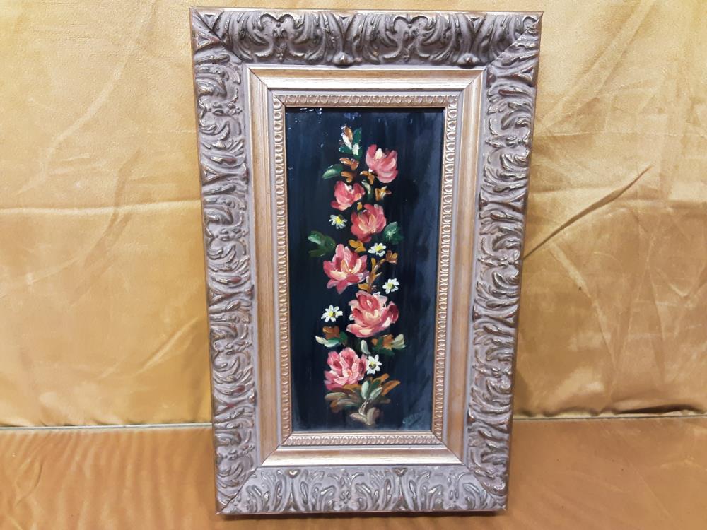 TABLEAU PM DECOR FLEURS SIGNÉ