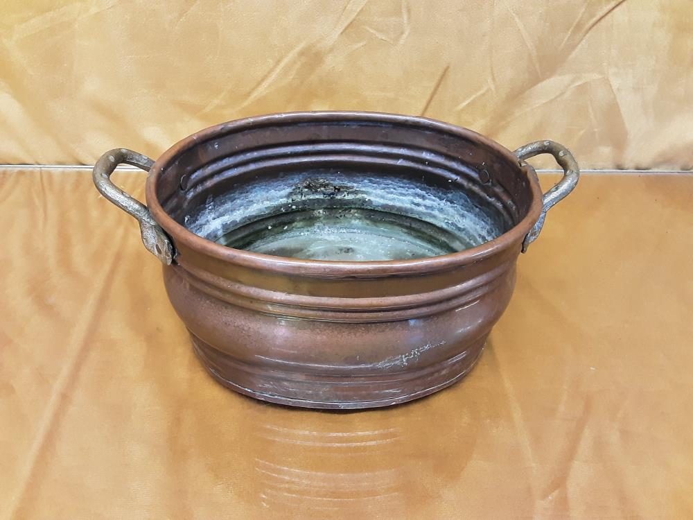 JARDINIERE OVALE À ANSES PM