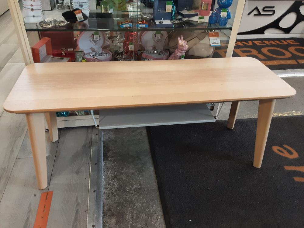 MEUBLE TELE EN BOIS AVEC TABLETTE