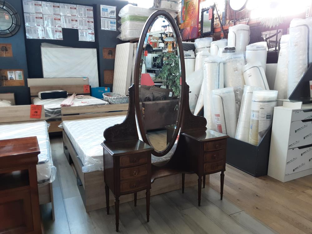 PSYCHE 6 TIROIRS BOIS FONCE