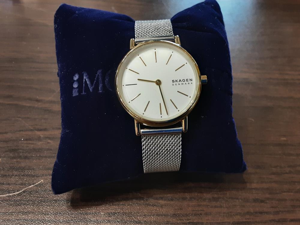 MONTRE FEMME BICOLORE SKAGEN 