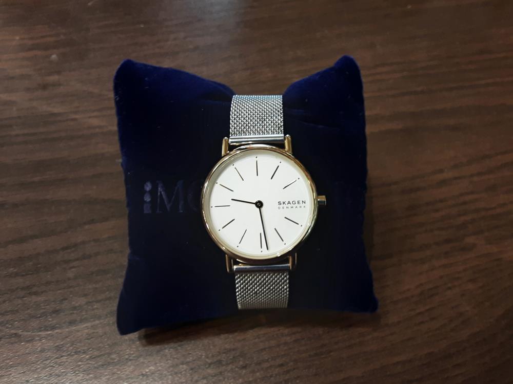 MONTRE FEMME BICOLORE SKAGEN 